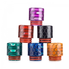 810 Thread TFV12 Snake Skin Resin Drip Tips Wide Bore 810 TFV12 Mouthpieces