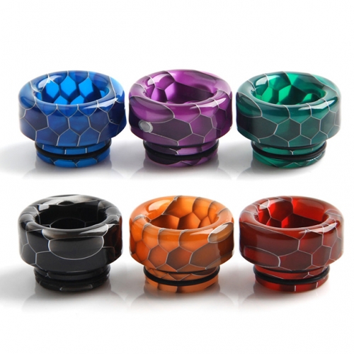 810 Snake Skin Resin Drip Tips Hive Dripper for 810 Tank Atomizers
