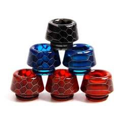 Cone Shape Snake Skin 810 Resin Mouthpieces Colorful 810 Drip Tips