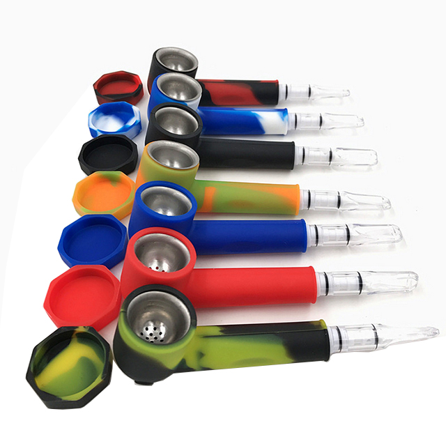 Protable Handy Silicone Tobacco Pipe, more easy to carry