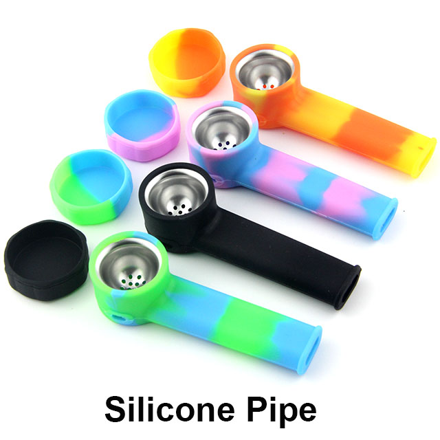 Picture of Silicone Smoking Pipes With Caps