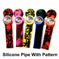 Colorful Silicone Pipe With Patterns
