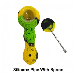 Silicone Spoon Pipe For Dab Oil