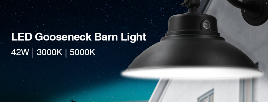 led gooseneck barn light