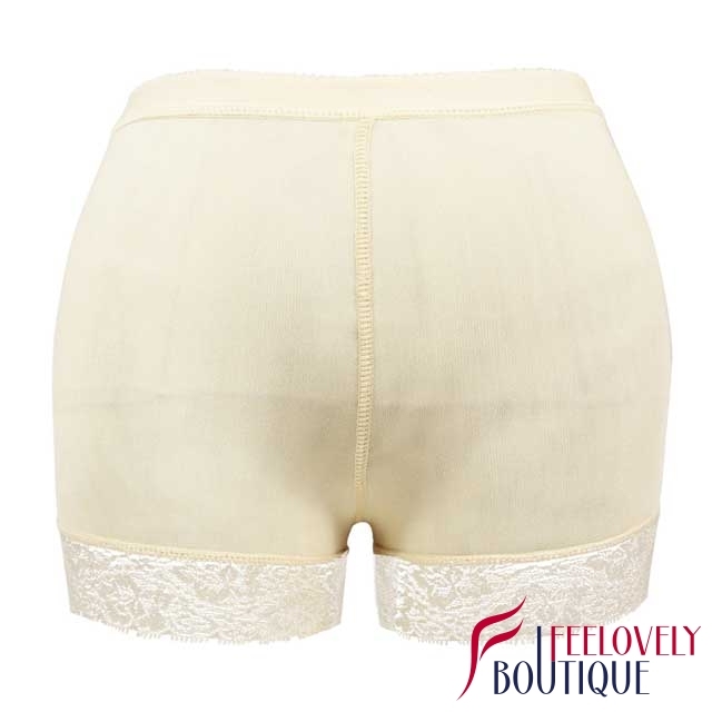 Lace Hem Padded Lift Hip Up Panties Butt Lifter