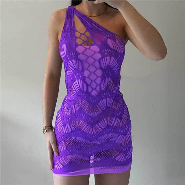 See Through Hollow Out Lingerie Dress
