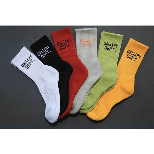 Letter Design Cotton Sports Socks For Unisex