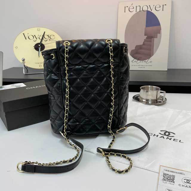 Leather Chain Fashion Backpack