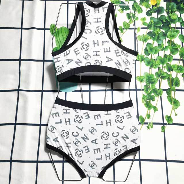 Printed Fashion Tanknis Set