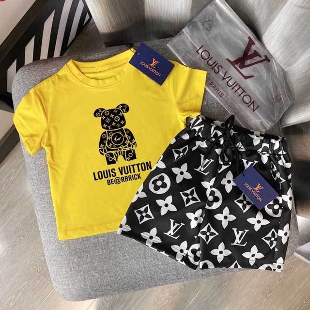 Printed Casual Children Short Set