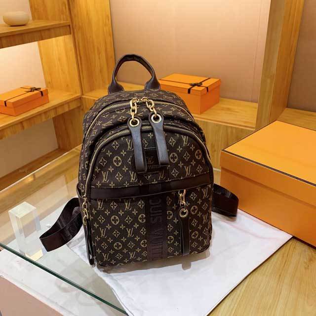 Zipper Fashion Print Travel Backpack