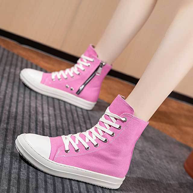 Lace-Up Fashion Canvas Sneakers