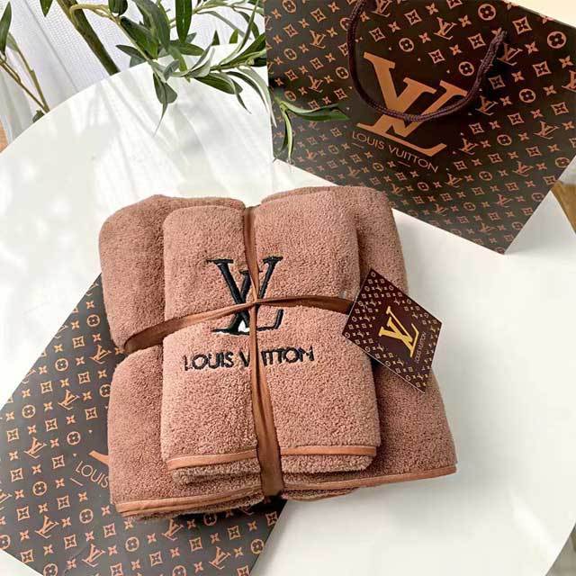Fashion Design Coral Fleece Bath Towel Set