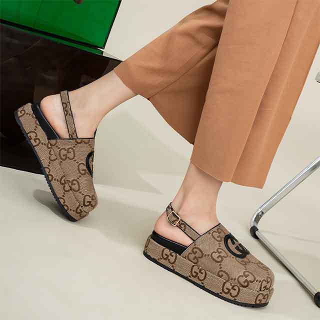 Women's Alphabet Platform Sandals