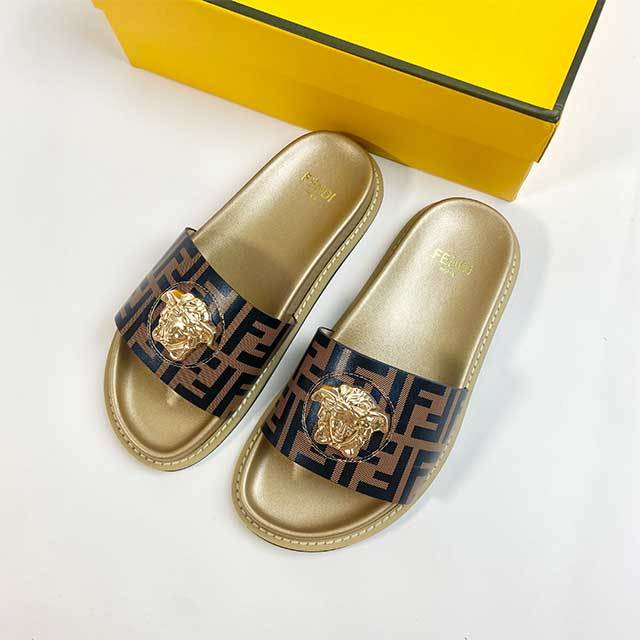 Casual Style Open Toe Letters Design Flat Slides
