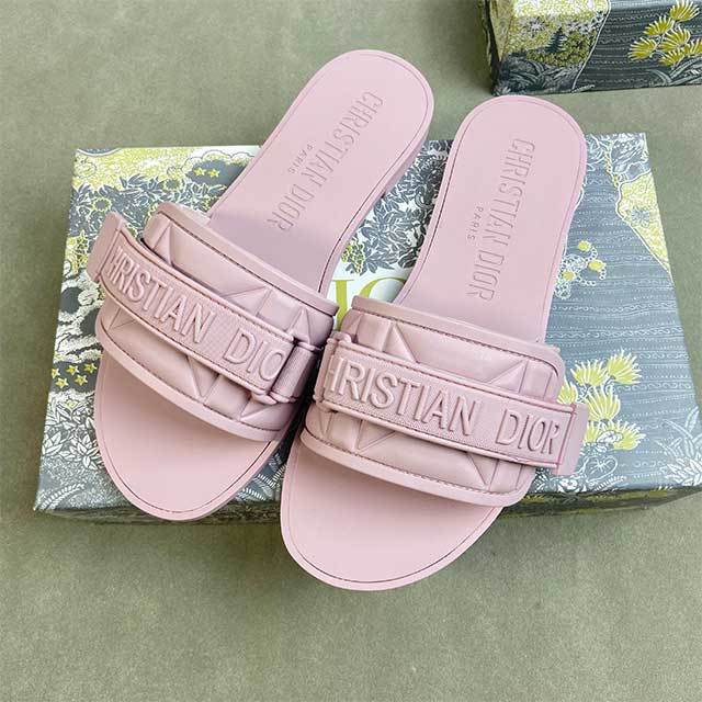 Elegant Ladies Brand Design Flat Slides Shoes