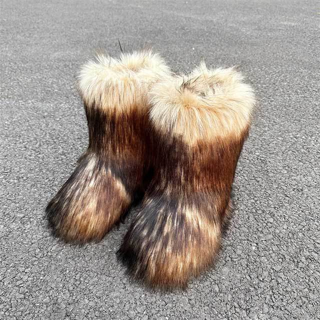 Winter Fashion Fuzzy Boots