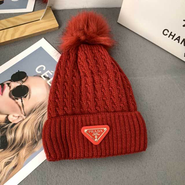 Fashion Logo Winter Knit Hat