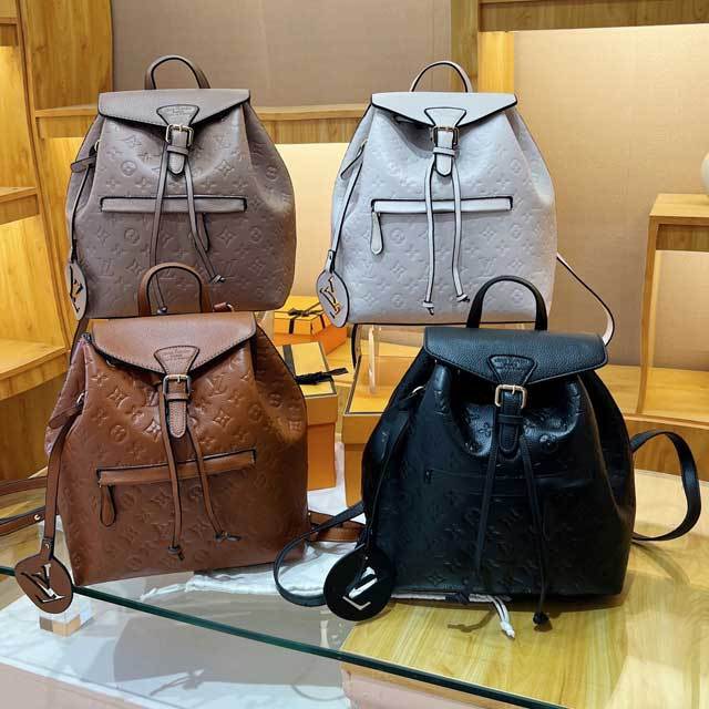 Leather Embossing Fashion Backpack