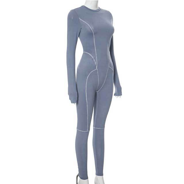 Long Sleeve Sport Jumpsuit