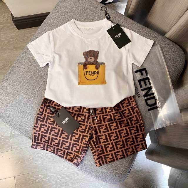 Printed Fashion Short Set For Children