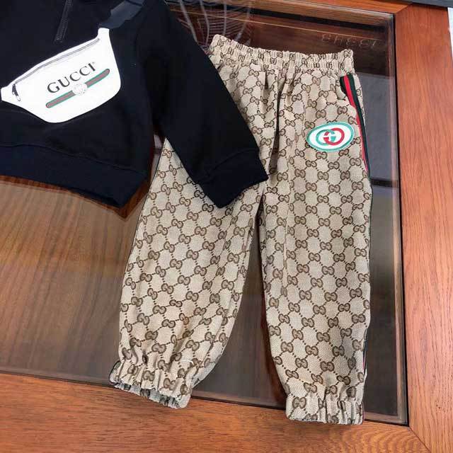 Printed Top Casual Pants Set For Children