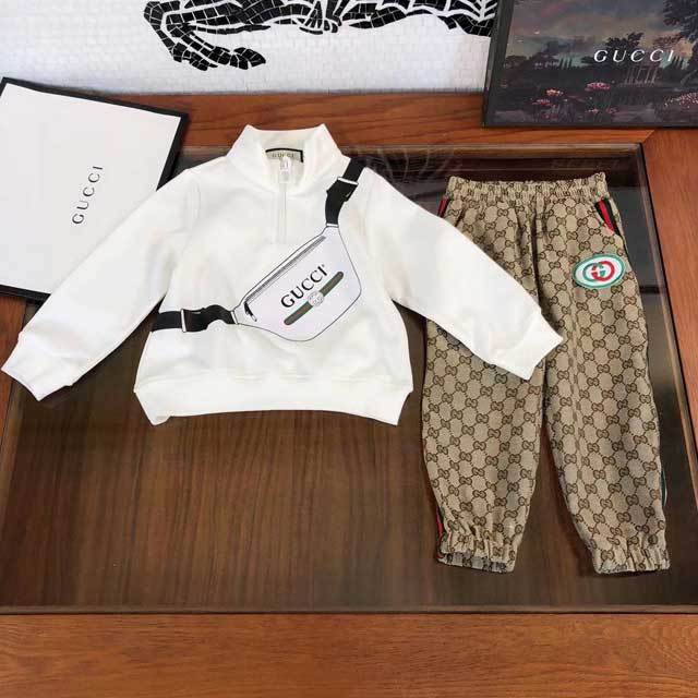 Printed Top Casual Pants Set For Children