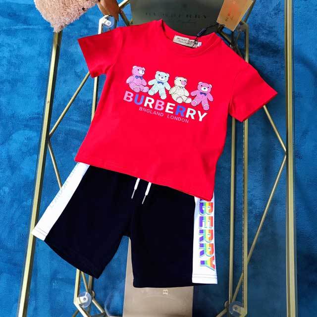 Kids Short Sleeve Casual Two Piece Set