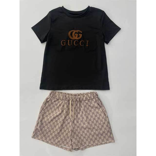 Embroidery Casual Short Set