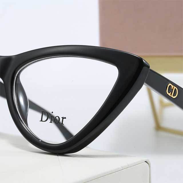 Simple Design Cat Eye Frame Clear Sunglasses