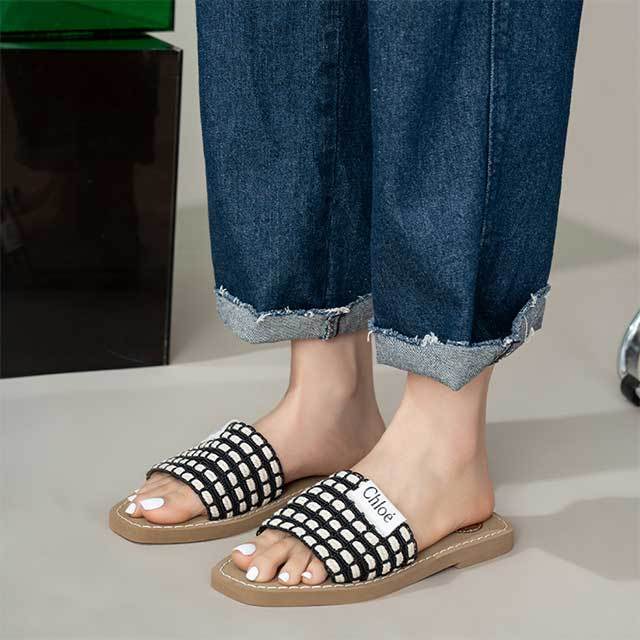 Casual Summer Style Open Toes Slides