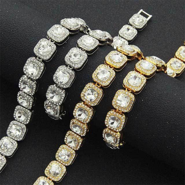 Fashionable Hip Hop Diamond Bracelets