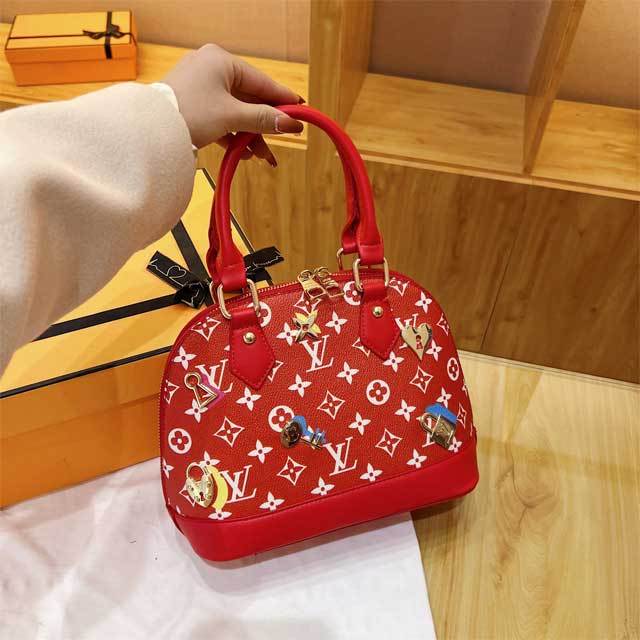 Printed Fashion Leather Crossbody Handbag