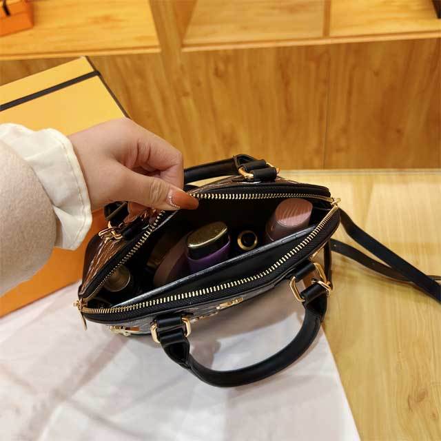 Printed Fashion Leather Crossbody Handbag
