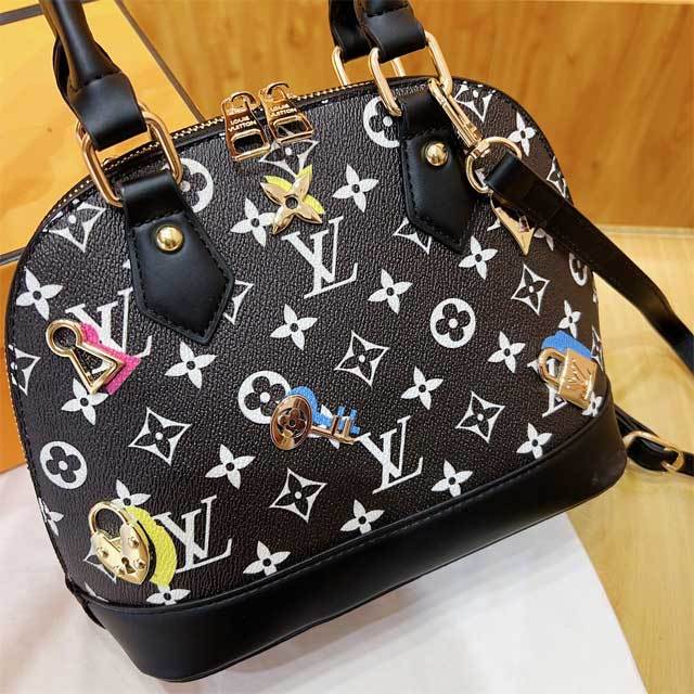 Printed Fashion Leather Crossbody Handbag