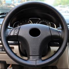 Car Steering Wheel Cover With Needles and Thread Artificial leather Diameter 38cm Auto Car Accessories