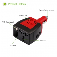 Inverter 12v 220v 150W Power Inverter DC To AC 12V To 220V Car Voltage Converter Automobiles Inversor with USB Charger