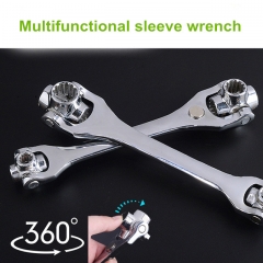 Multifunctional sleeve wrench Multiple interface wrench Universal rotation Car repair necessary Magnetic high quality Handle