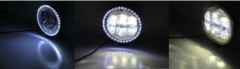 9 Inch Round LED Headlight for Trucks 90W 6000K 15W High Power LED 6Leds 4000LM 12V IP65 High Low Beam