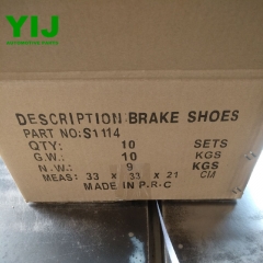 Brake Shoes S1114 for Suzuki Ciaz High Quality yij auto parts