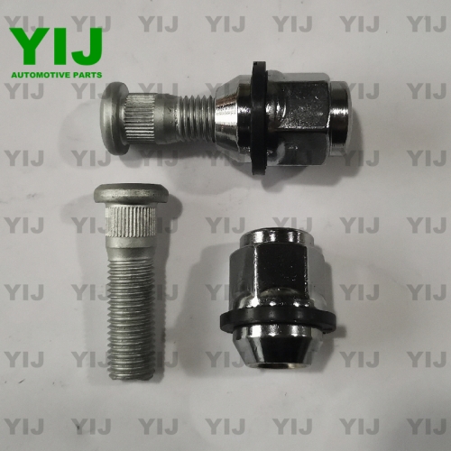 Wheel nut 52950 17000 Wheel bolt M12 1.5 49 Knurled diameter 12.9 for Hyundai Kia yij ymqbils Wheel stud Wheel Lug Nuts