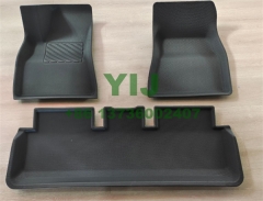3D Floor Mat Diagonal Stripes Vertical Stripes for Tesla Model 3 2017-2022 Tesla Accessories YIJ EV Parts YMISUBI