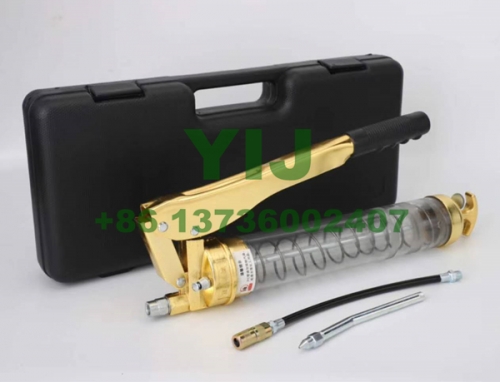 Grease Gun Gold Plated Transparent Double Pole Plastic Box YIJ Auto