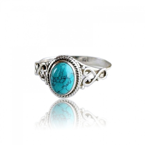 Women's Fashion Synthetic-Turquoise Ring