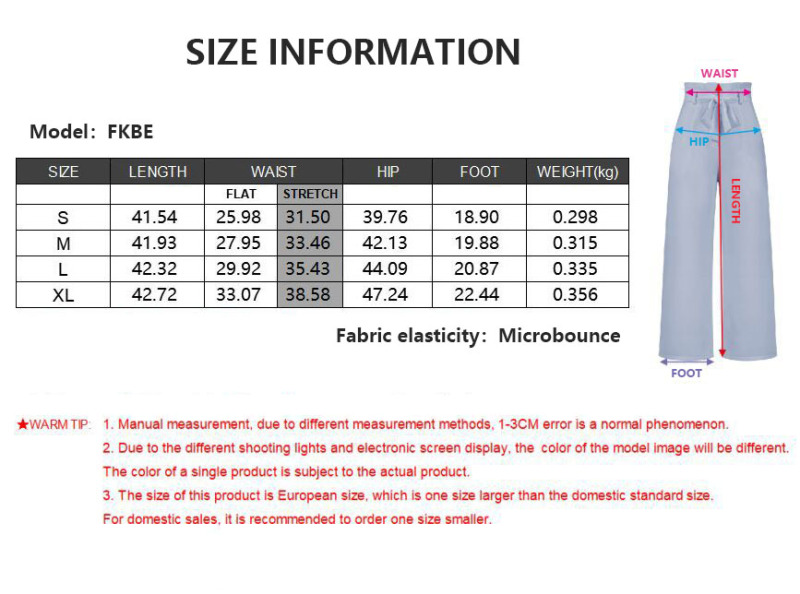 Summer fashion floral elasticated high waisted trousers comfort print loose wide leg trousers women
