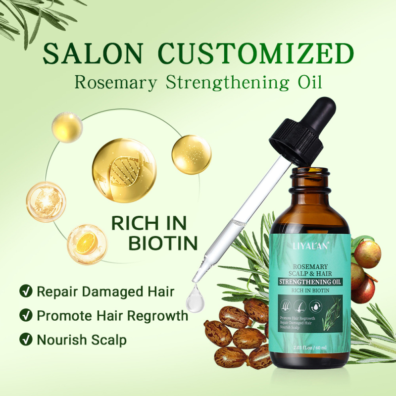 Rosemary Mint Hair Essential Oil Repairing Hair Roots Scalp Care