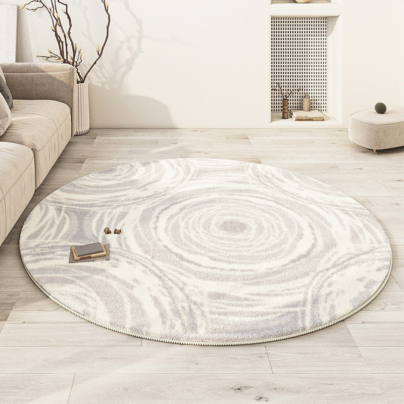 Round Rugs Bedroom Carpets Shaggy Rug Fluffy Soft Area Rug Area Rugs for Kids Room Living Room Rugs Deep-Pile Rug Anti Slip Soft Carpet