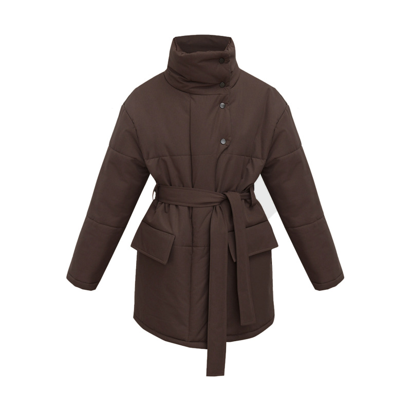 Women's Casual Cotton Jacket Outdoor Lightweight Coat Ladies Classic Jacket Windproof Warm Jacket