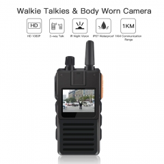 Модель Z01 Walkie Talkie Функция расстояние 1 км носить камеру HD 1080P 12 часов видео записи