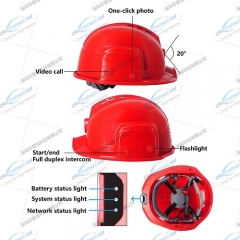 4G Safety Security Helmet Wifi GPS Blue tooth with Real time GPS Positioning IR Night Vision Waterproof OTC-TM68